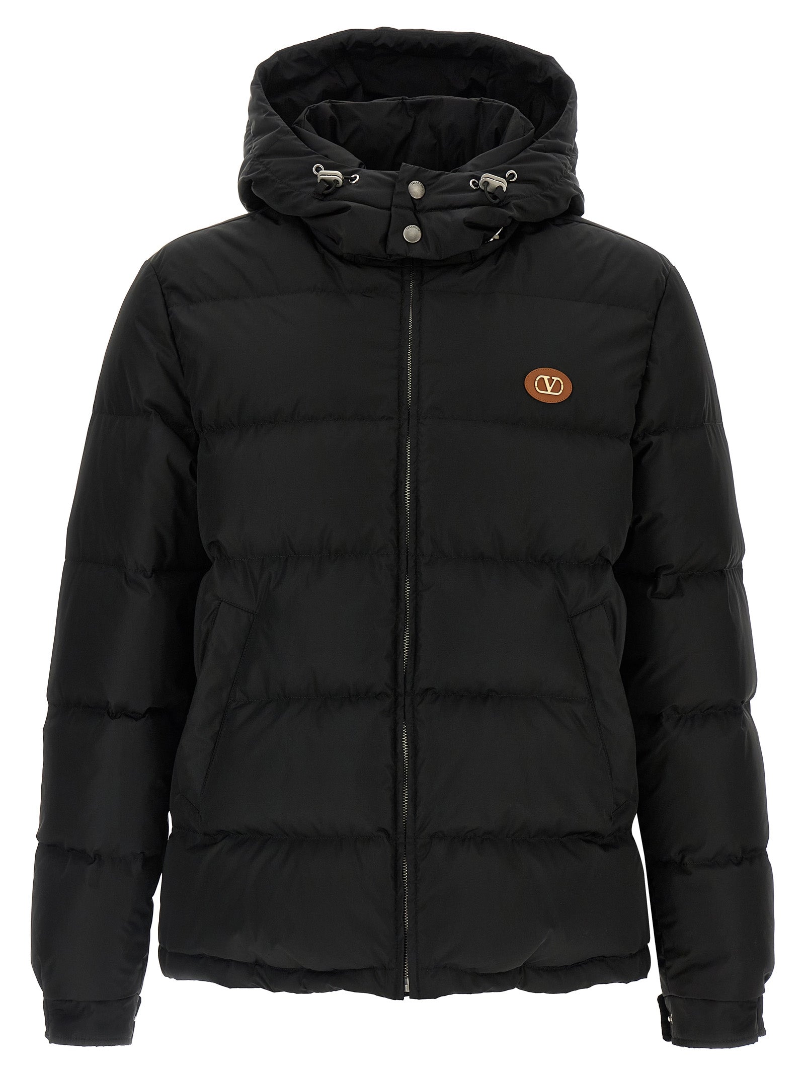 Valentino Garavani Black Polyamide Full-Length Jacket