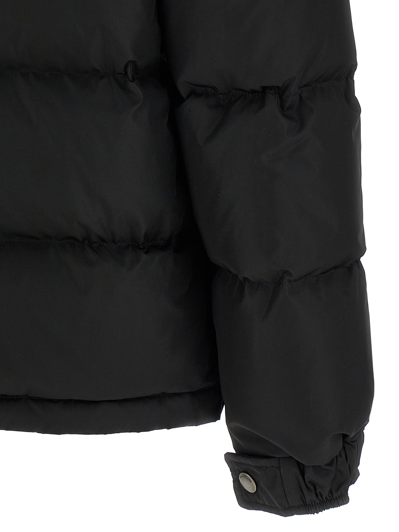 Valentino Garavani Black Polyamide Full-Length Jacket
