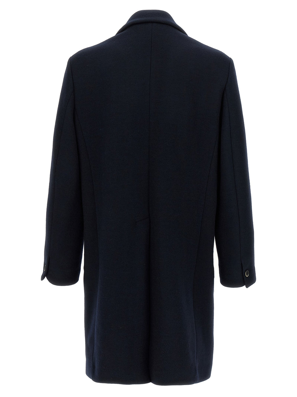 BARENA Black Virgin Wool Coat