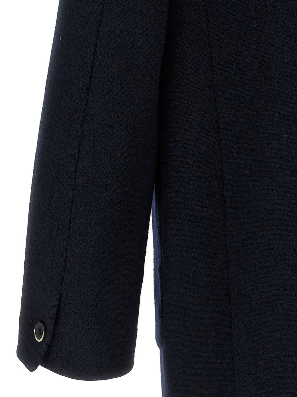 BARENA Black Virgin Wool Coat