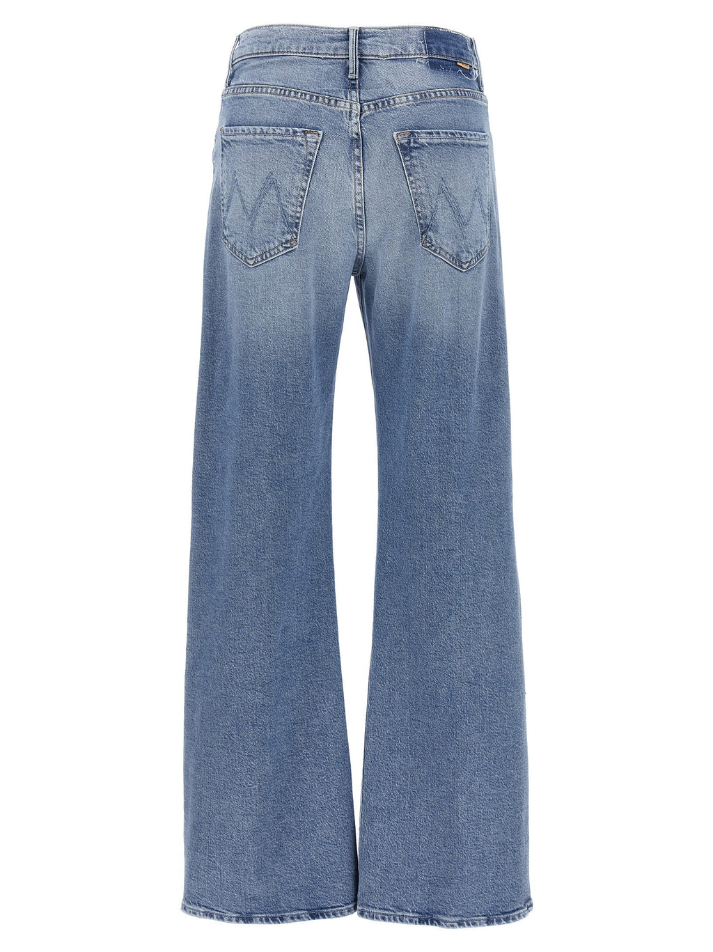 Mother Denim Blue Cotton High-Waisted Jean