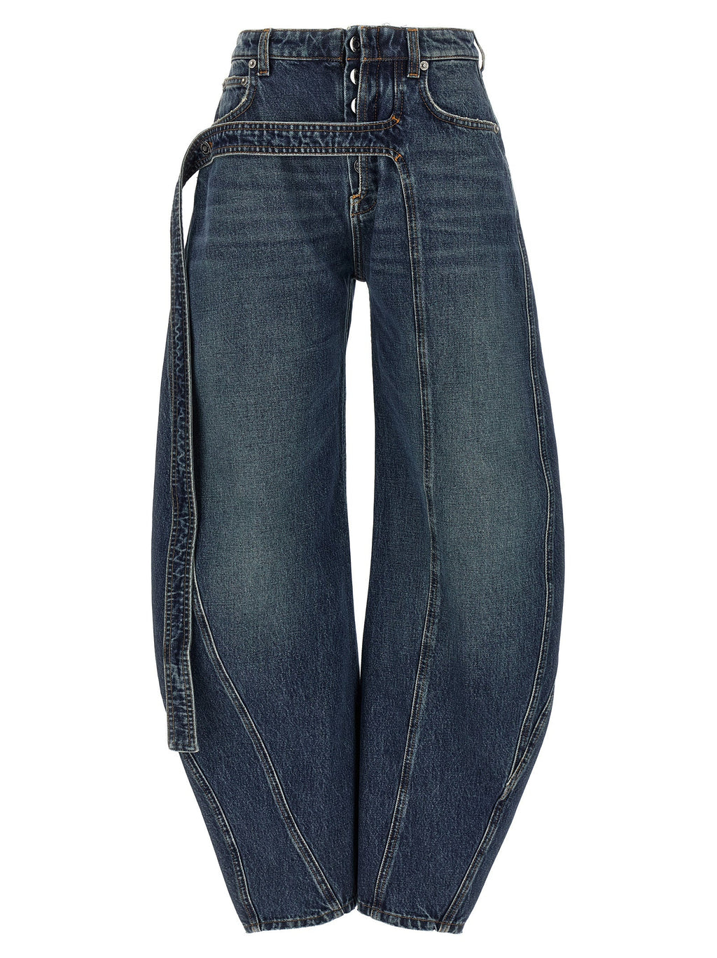 Jean Paul Gaultier Blue Cotton Jeans Denim