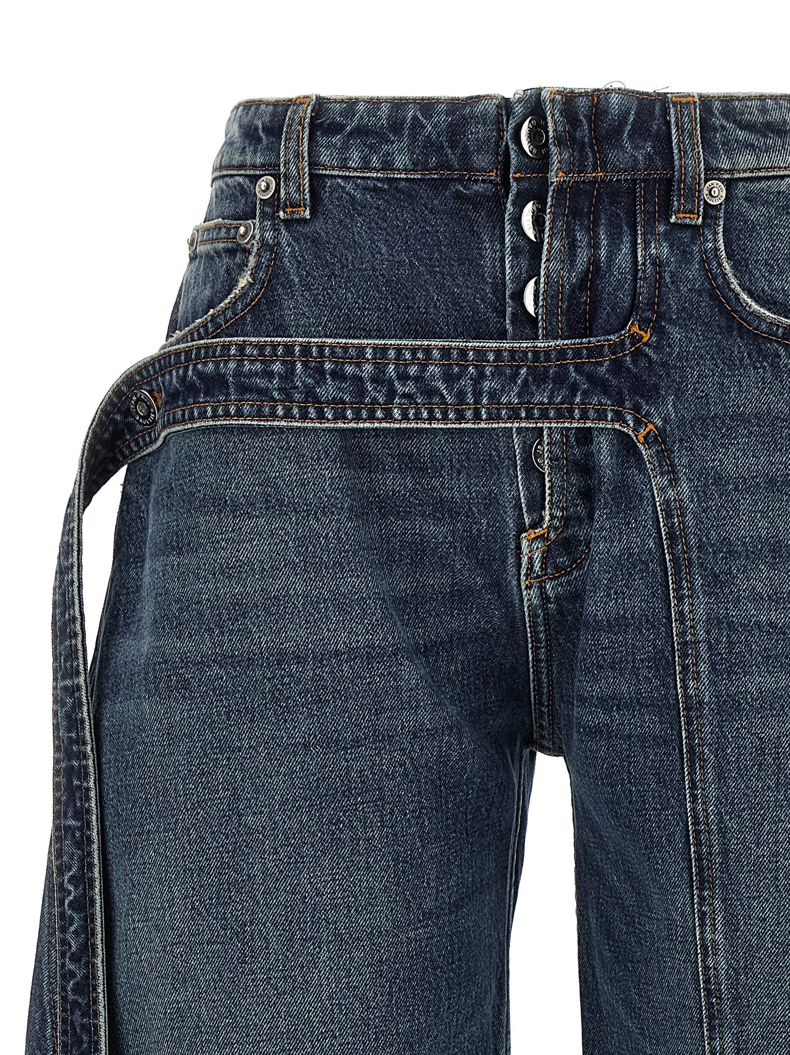 Jean Paul Gaultier Blue Cotton Jeans Denim