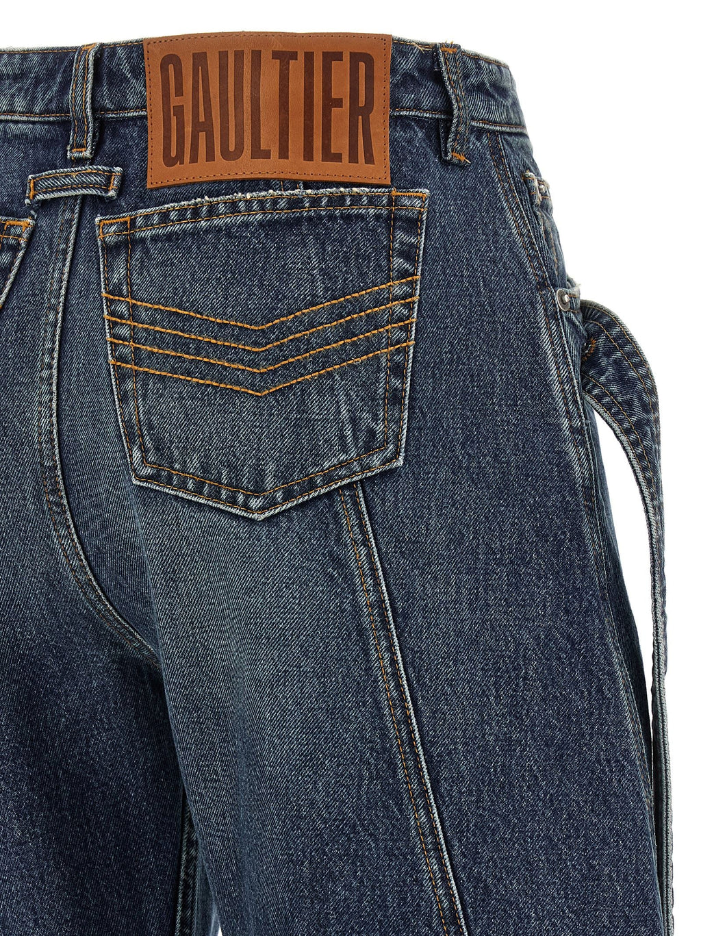 Jean Paul Gaultier Blue Cotton Jeans Denim