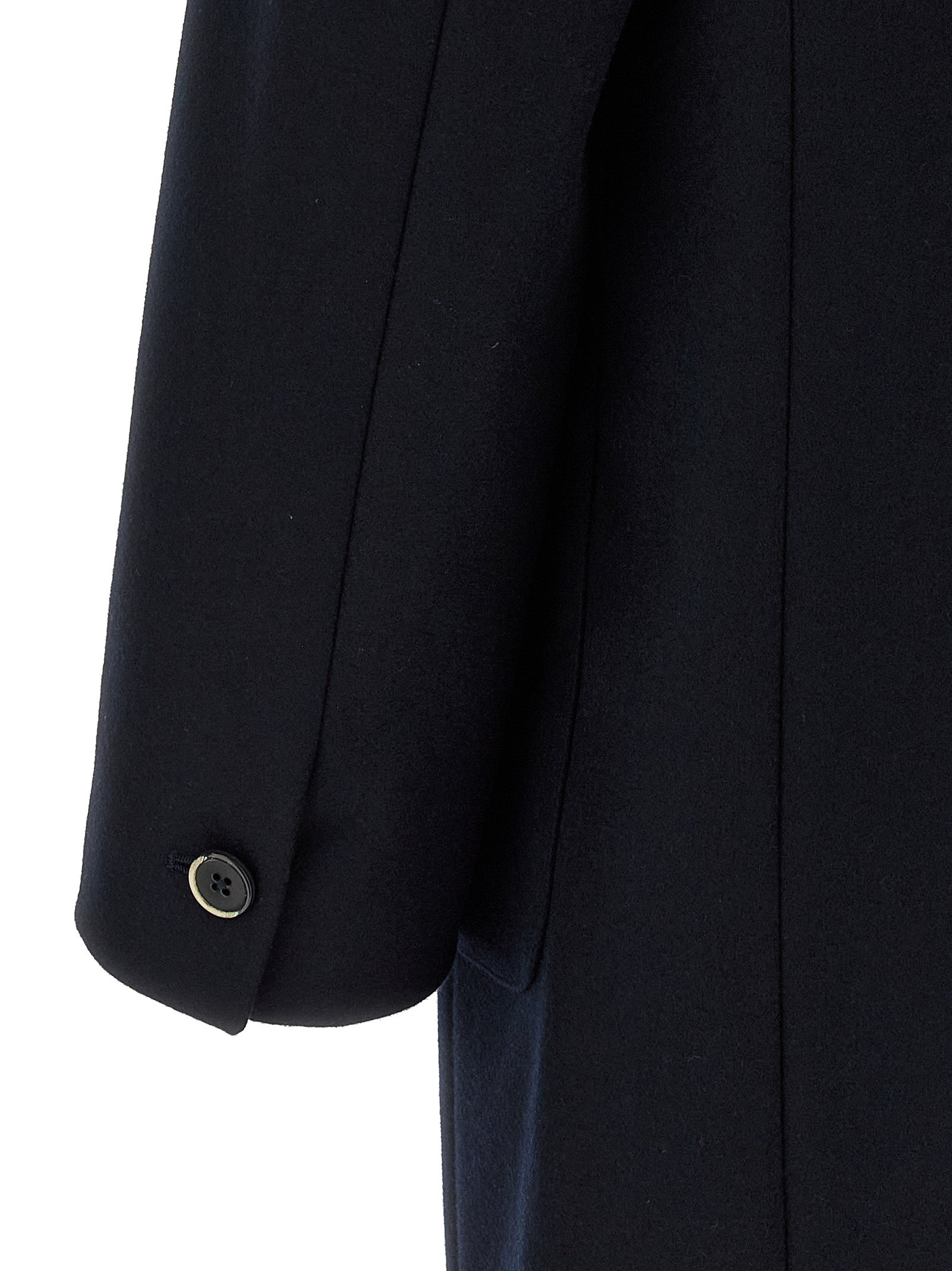 BARENA Blue Wool Coat