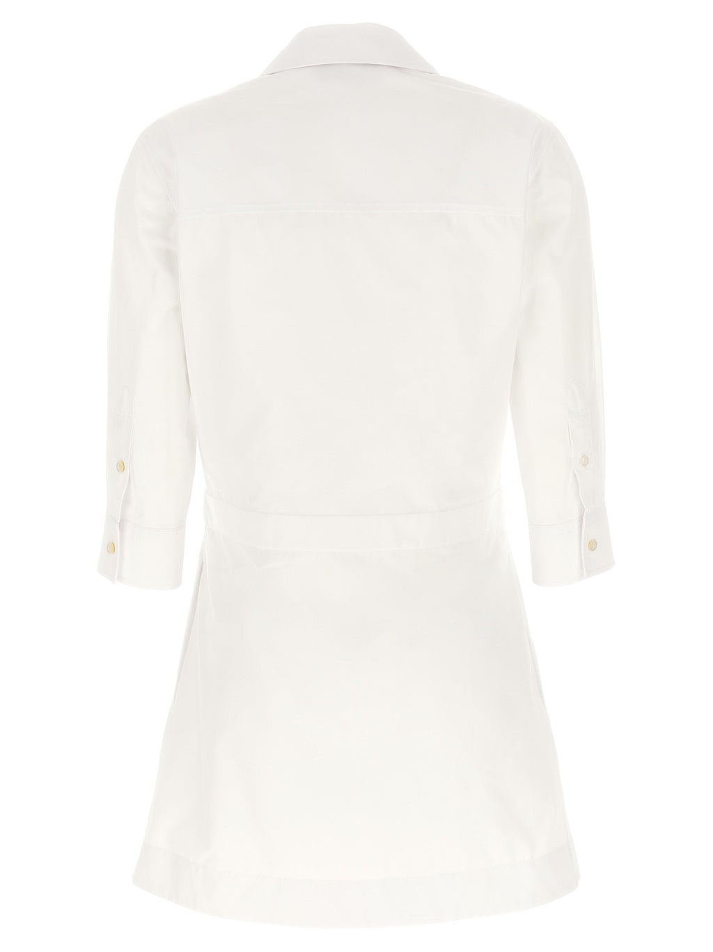 Gucci White Cotton Short Dress