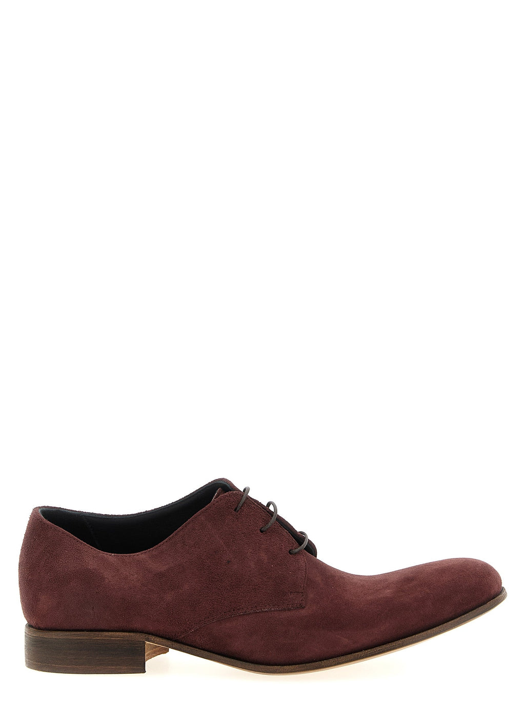 JULIAN Bordeaux Suede Leather Oxfords And Derbies