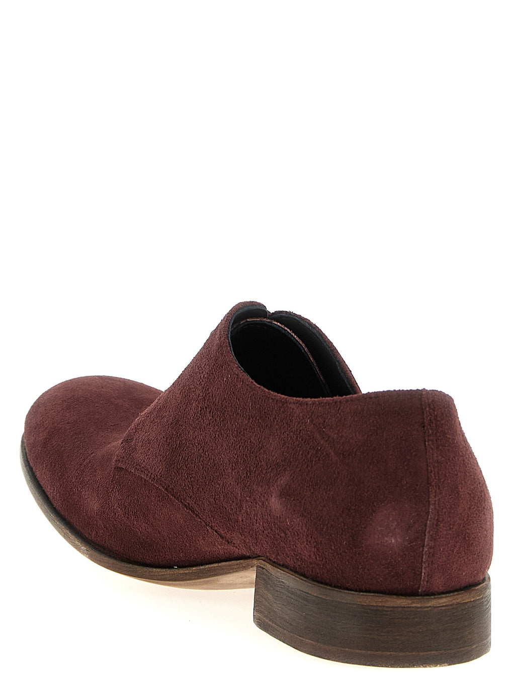 JULIAN Bordeaux Suede Leather Oxfords And Derbies