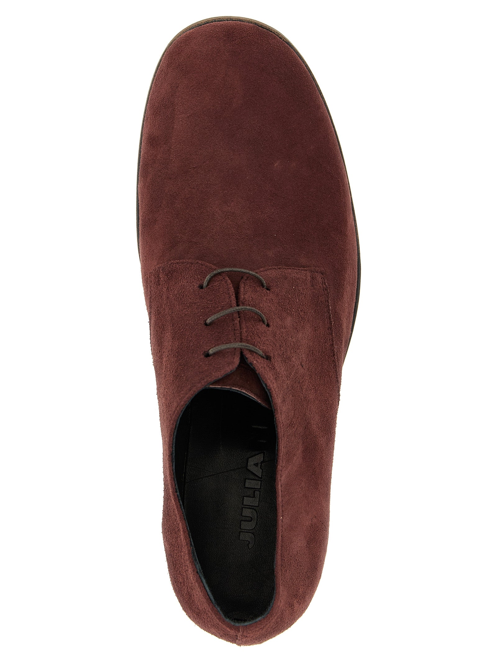 JULIAN Bordeaux Suede Leather Oxfords And Derbies