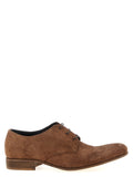 JULIAN Brown Suede Leather Oxfords And Derbies