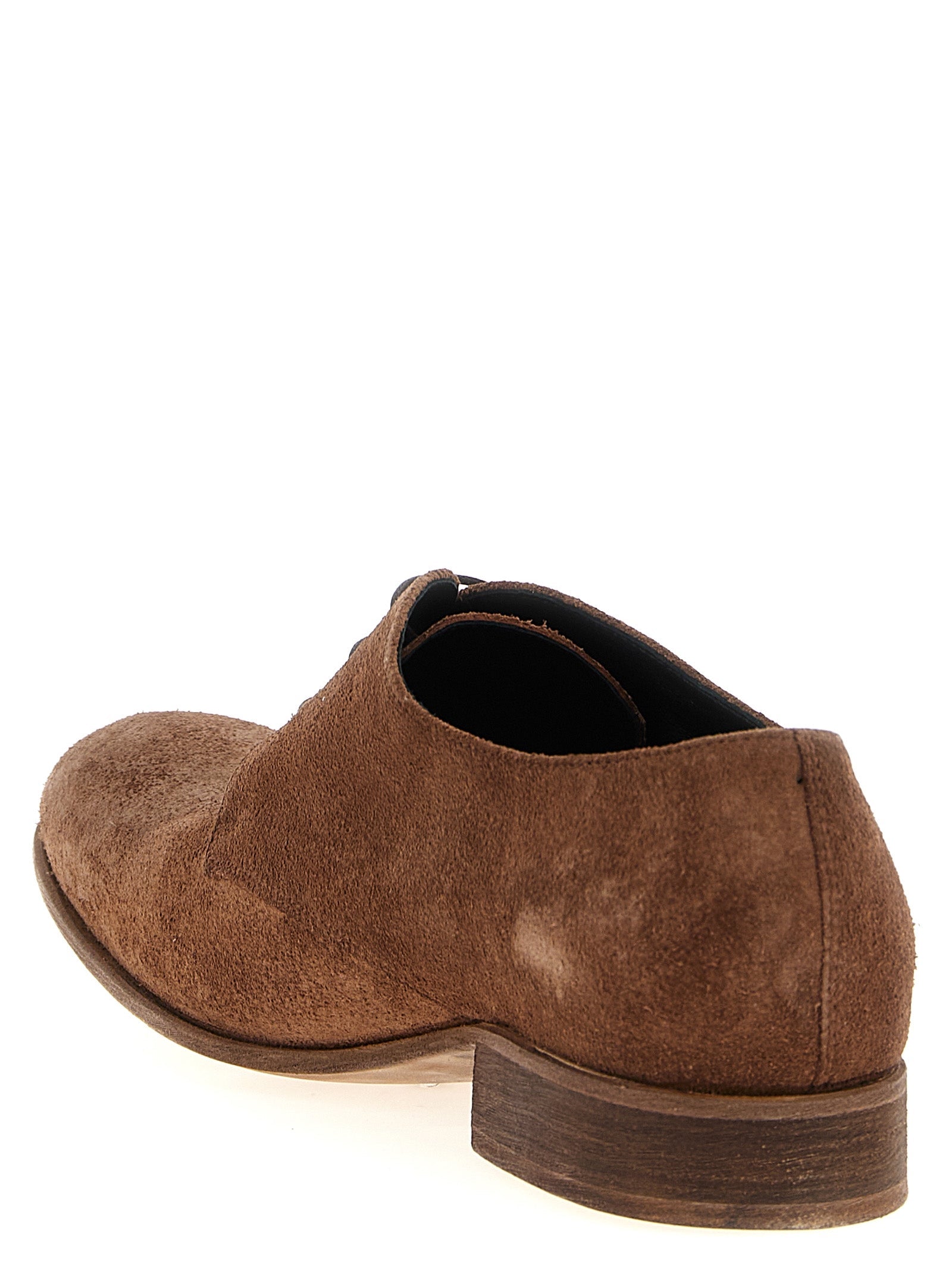JULIAN Brown Suede Leather Oxfords And Derbies