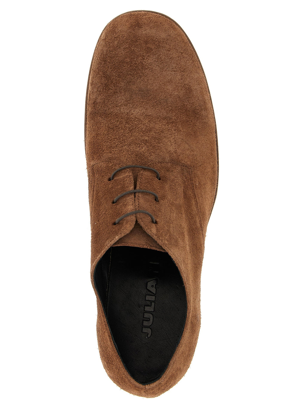 JULIAN Brown Suede Leather Oxfords And Derbies