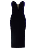 Tom Ford Blue Viscose Midi Dress