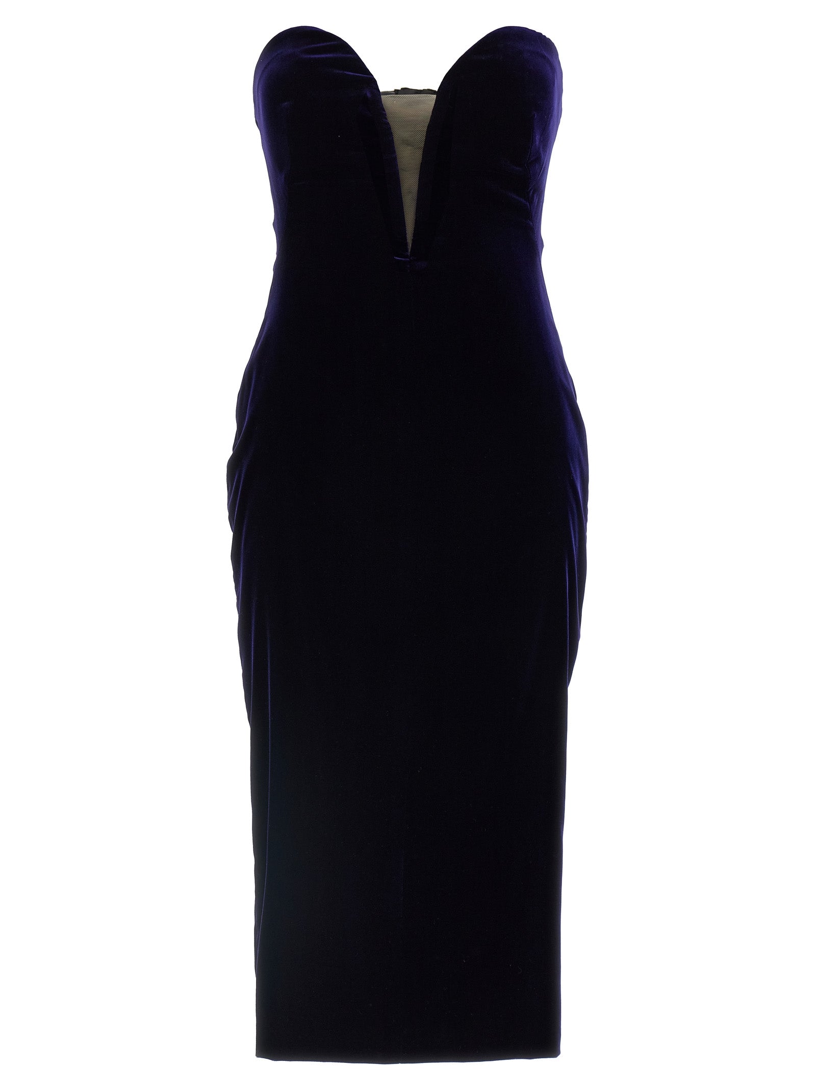 Tom Ford Blue Viscose Midi Dress