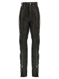 Rick Owens Black Leather Pants