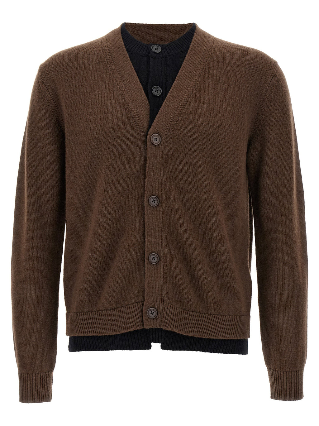 J.W.Anderson Brown Wool Cardigan