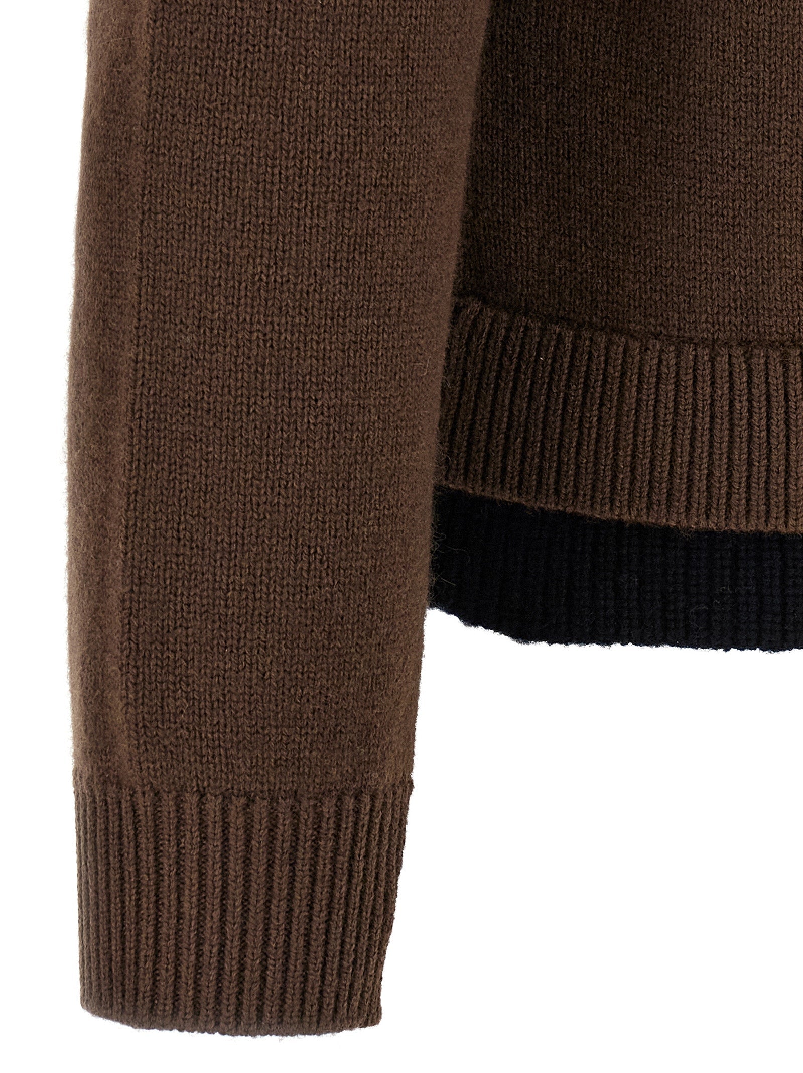 J.W.Anderson Brown Wool Cardigan