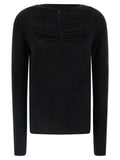 Rick Owens Black Wool Cardigan