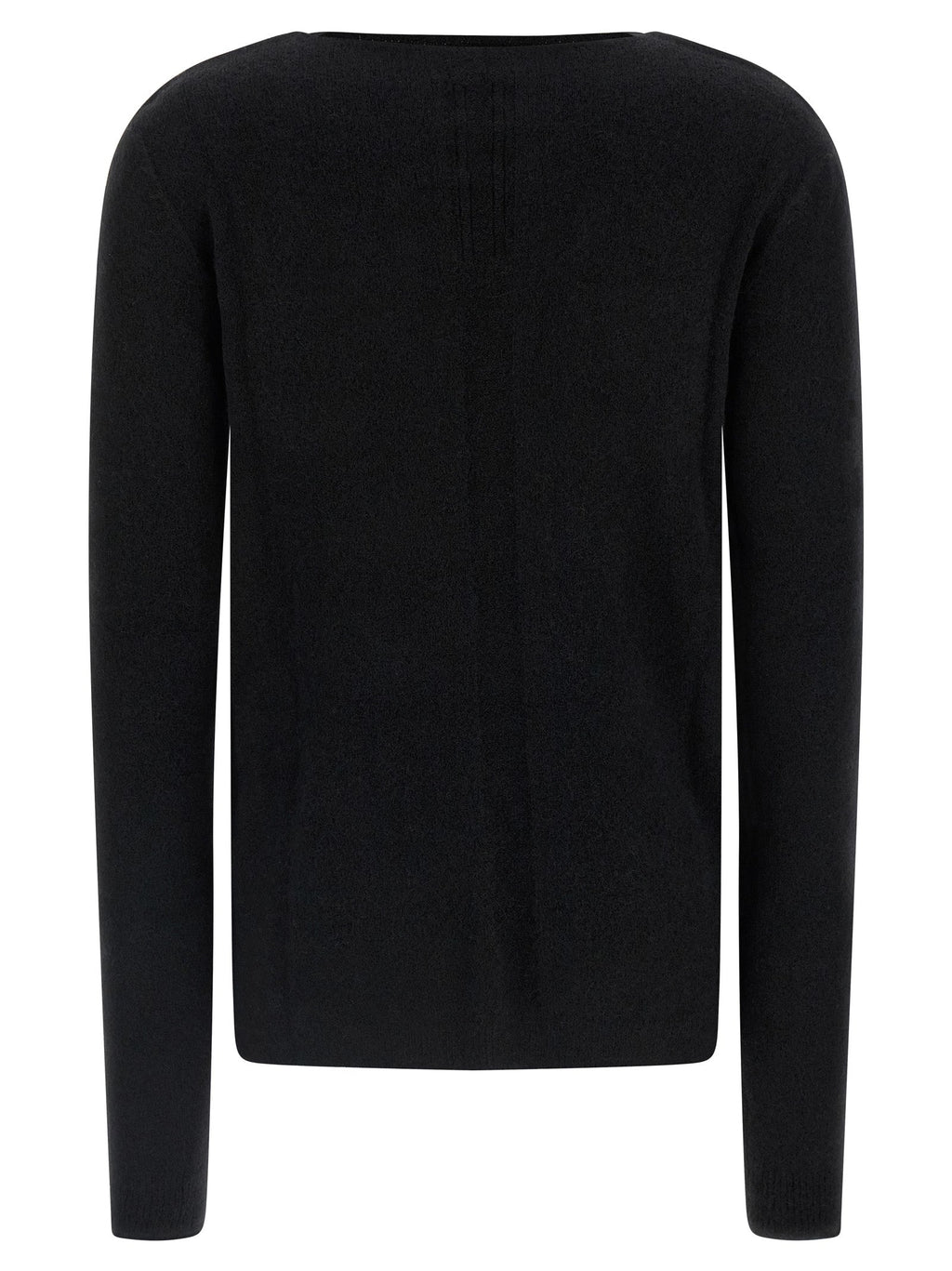Rick Owens Black Wool Cardigan
