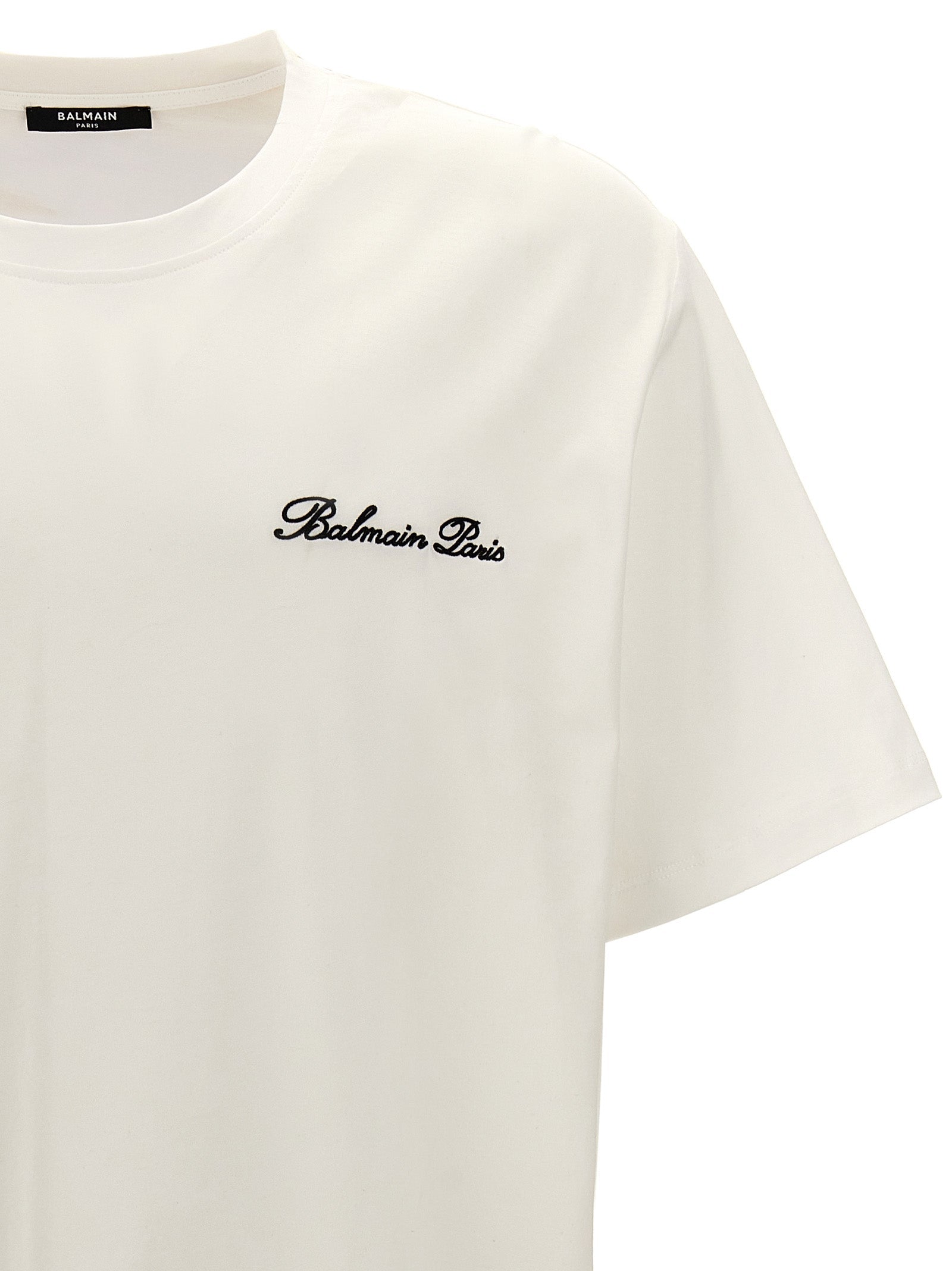 Balmain Bicolor Cotton T-Shirt