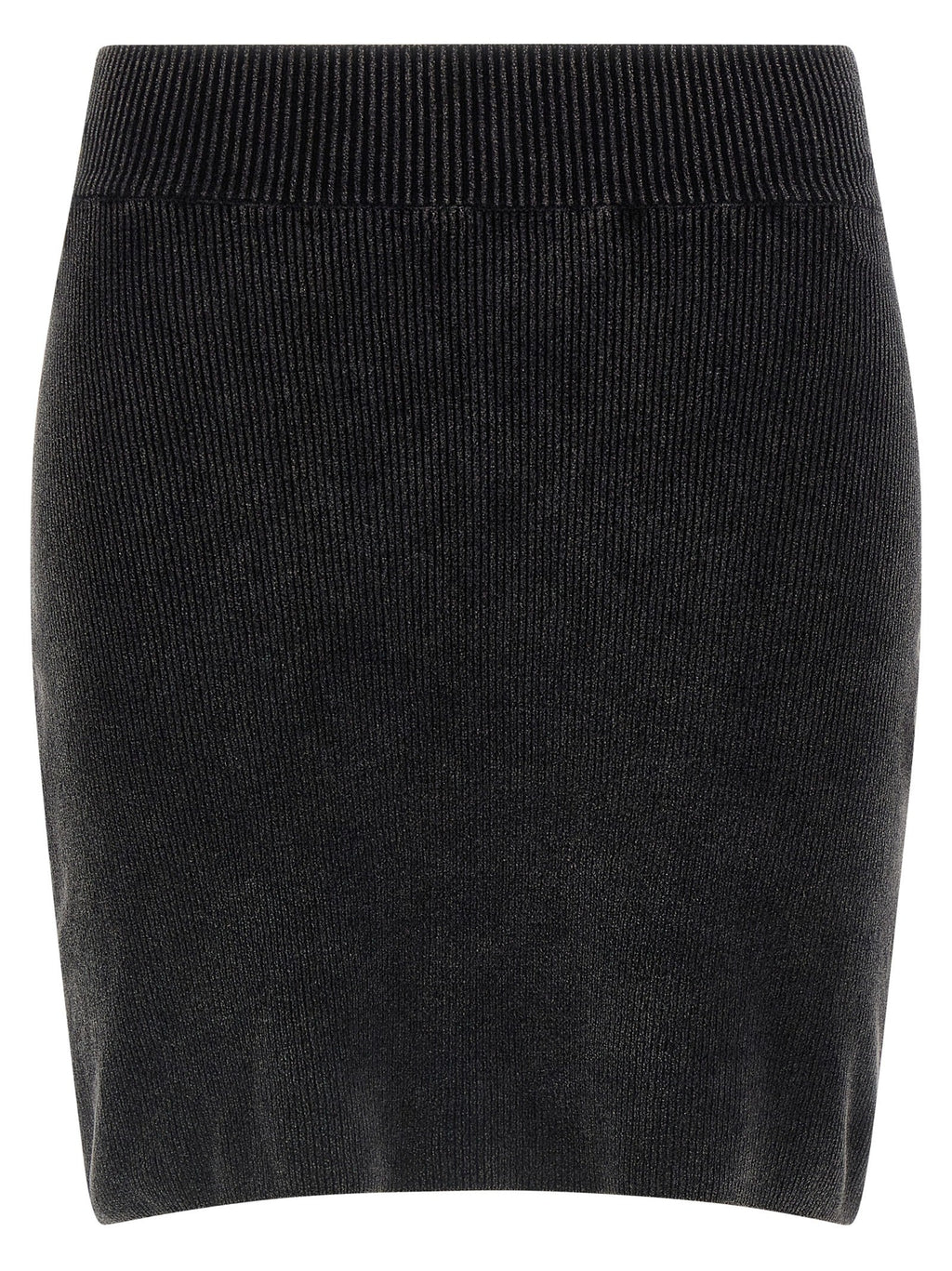 Alexander Wang Black Cotton Long Skirt