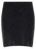 Alexander Wang Black Cotton Long Skirt