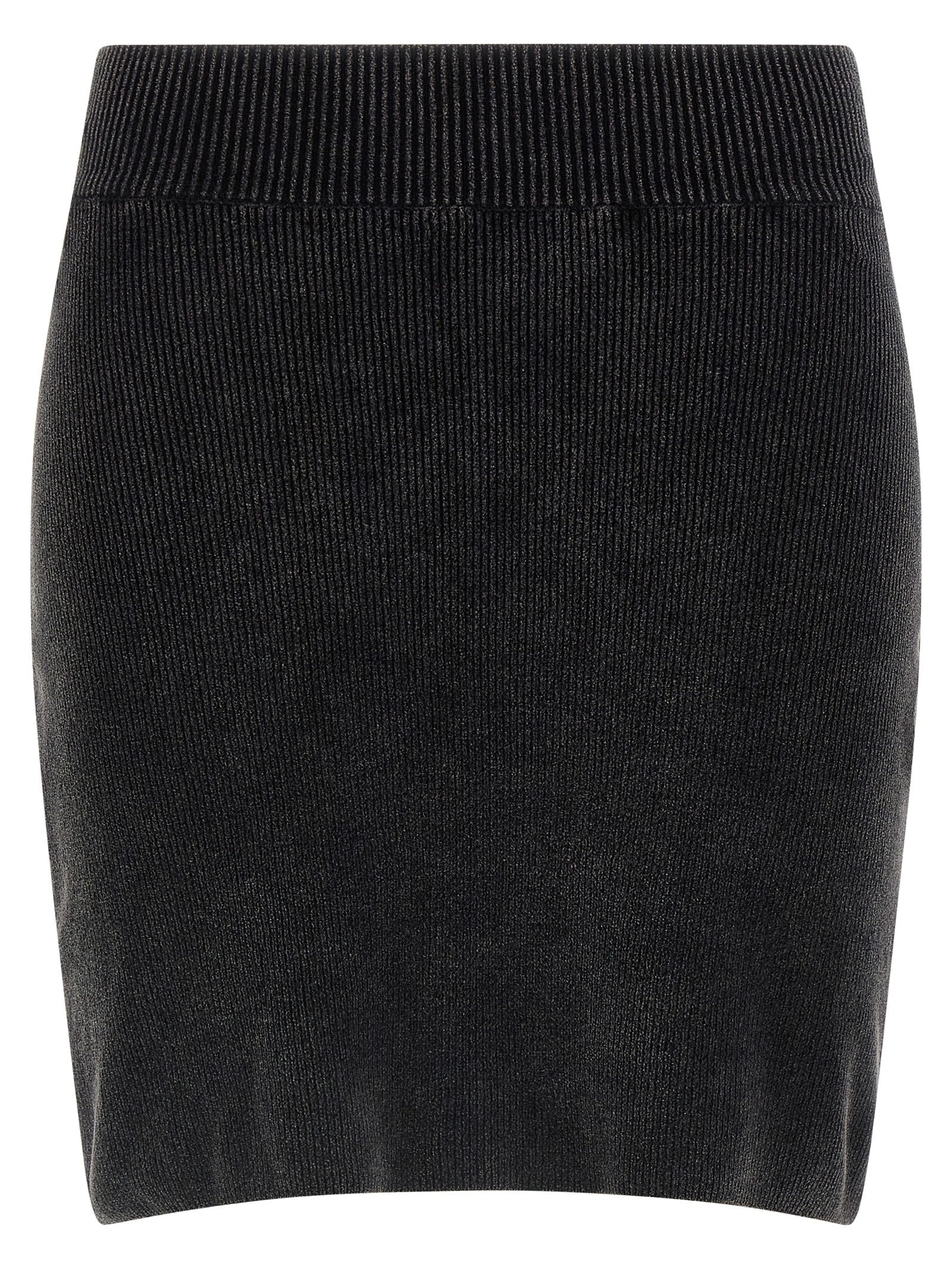 Alexander Wang Black Cotton Long Skirt