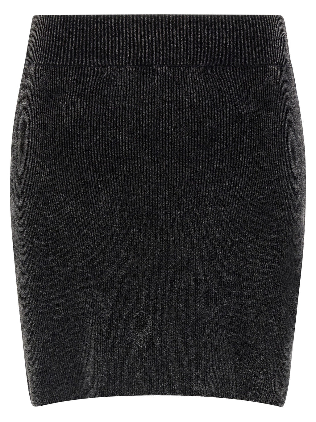 Alexander Wang Black Cotton Long Skirt