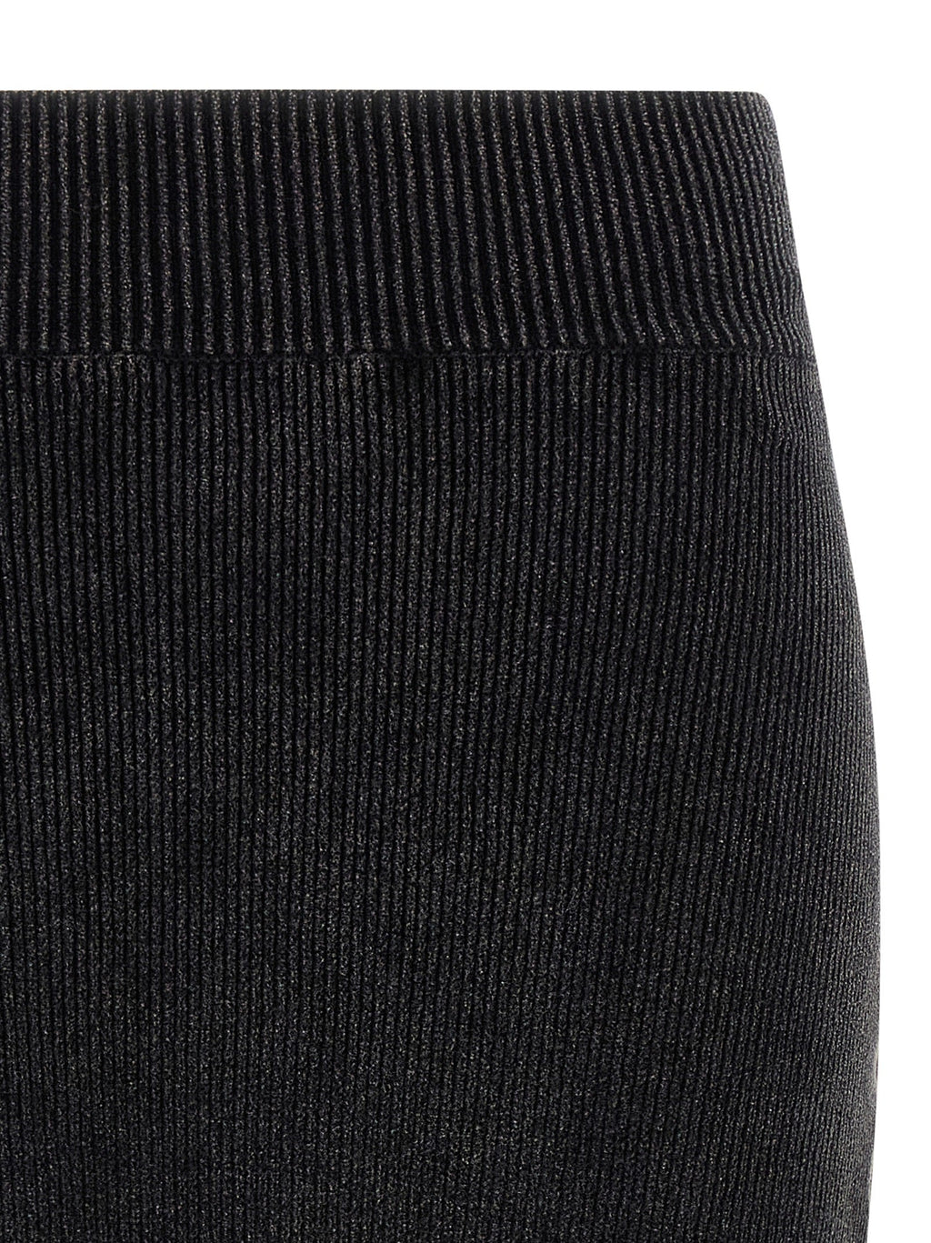 Alexander Wang Black Cotton Long Skirt