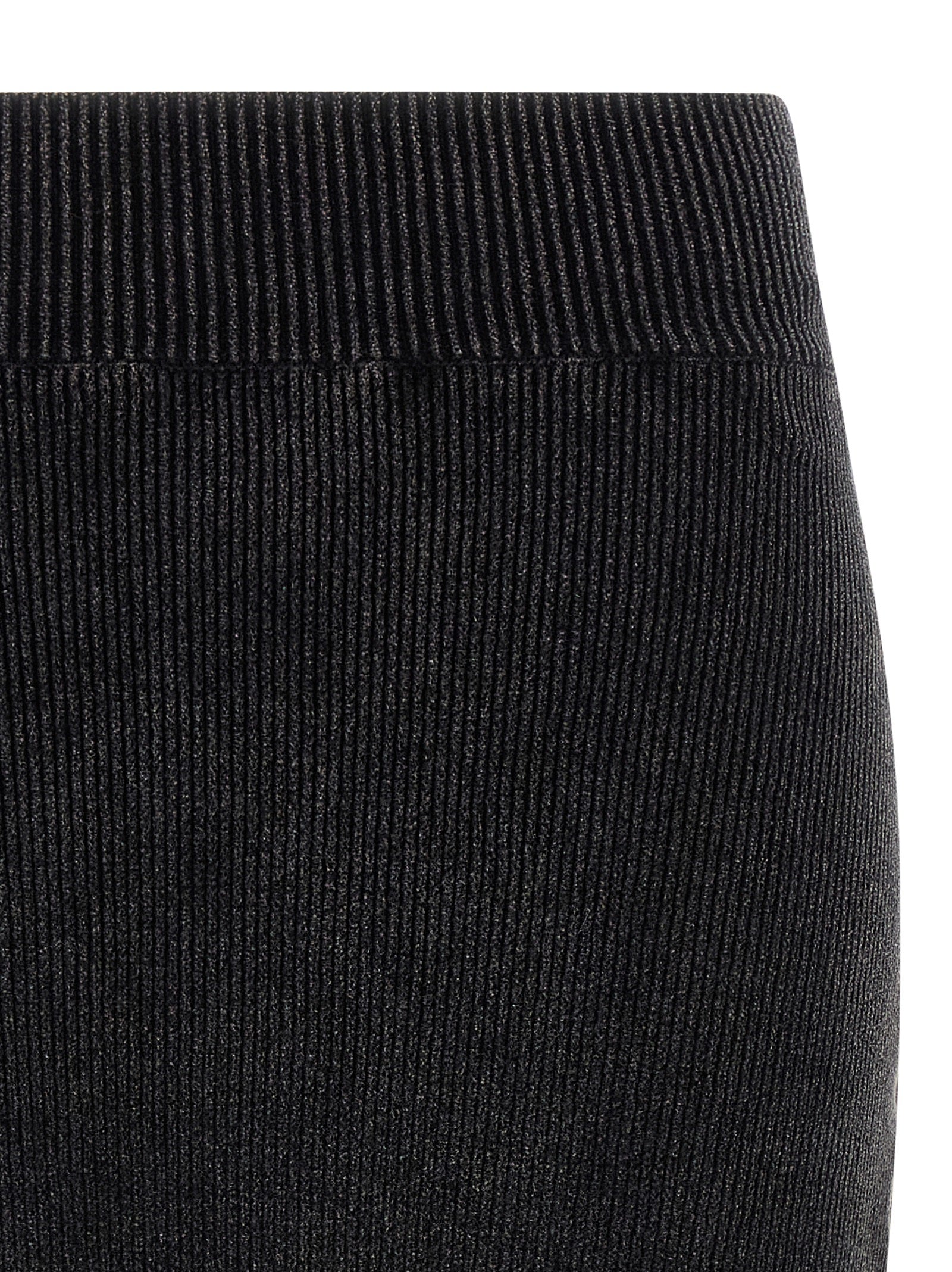 Alexander Wang Black Cotton Long Skirt