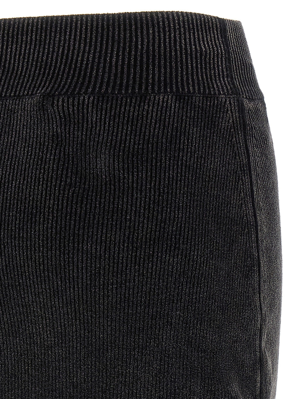 Alexander Wang Black Cotton Long Skirt
