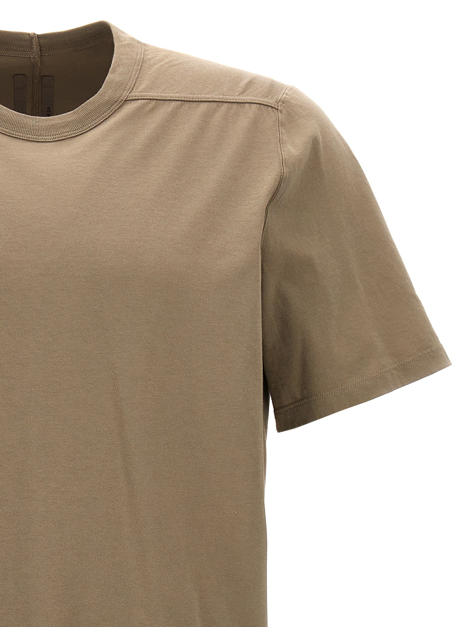 Rick Owens Gray Cotton T-Shirt