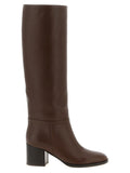 Gianvito Rossi Brown Calfskin Over The Knee