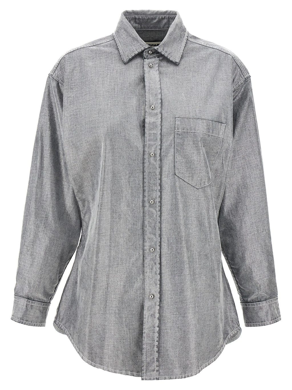 Darkpark Silver Cotton Blouse