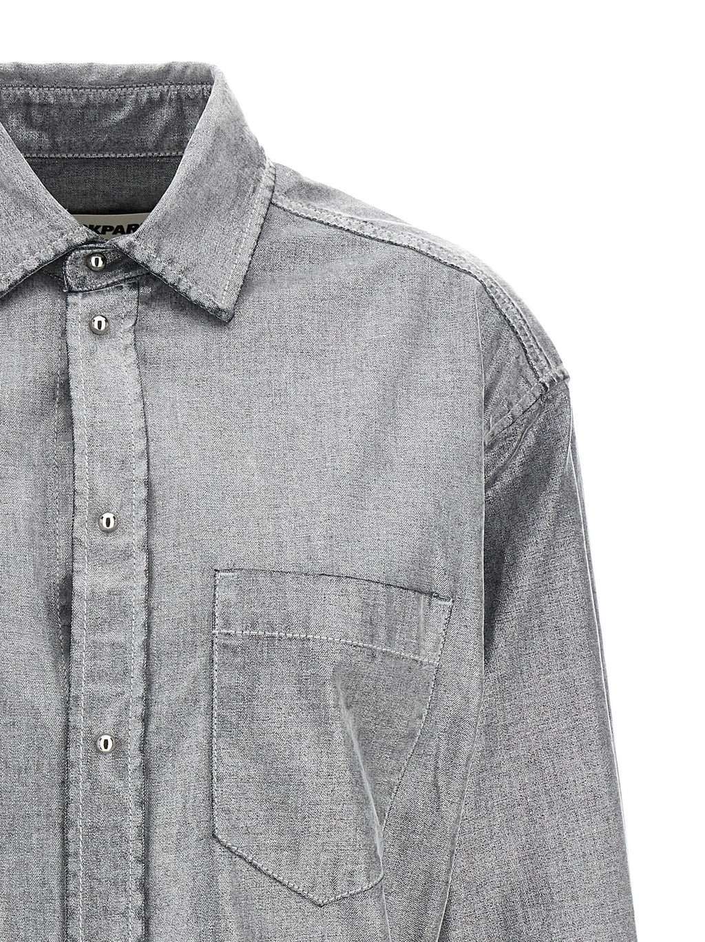 Darkpark Silver Cotton Blouse