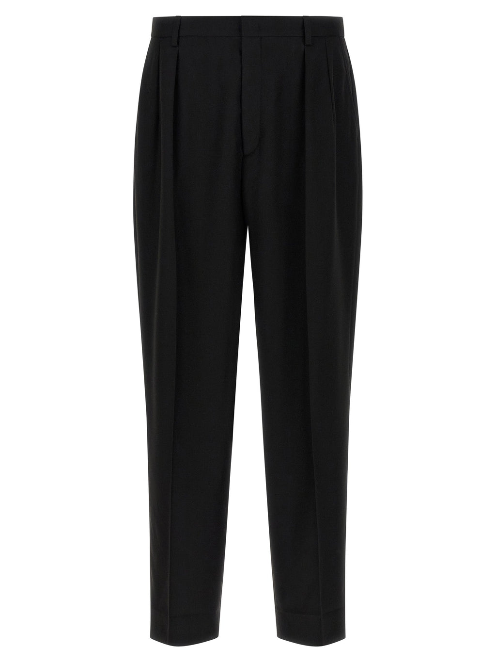 CELLAR DOOR Black Polyester Dress Pants