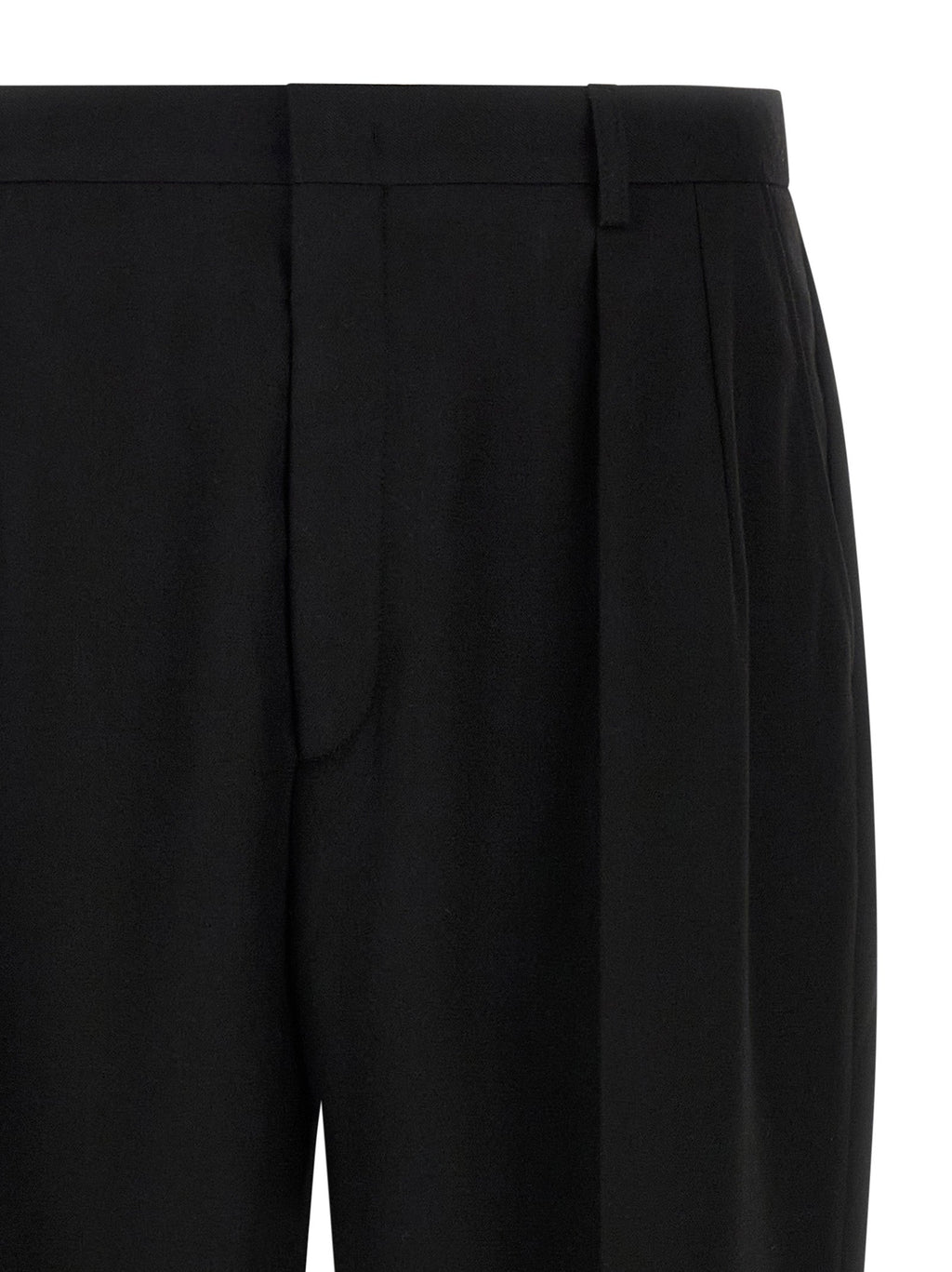 CELLAR DOOR Black Polyester Dress Pants