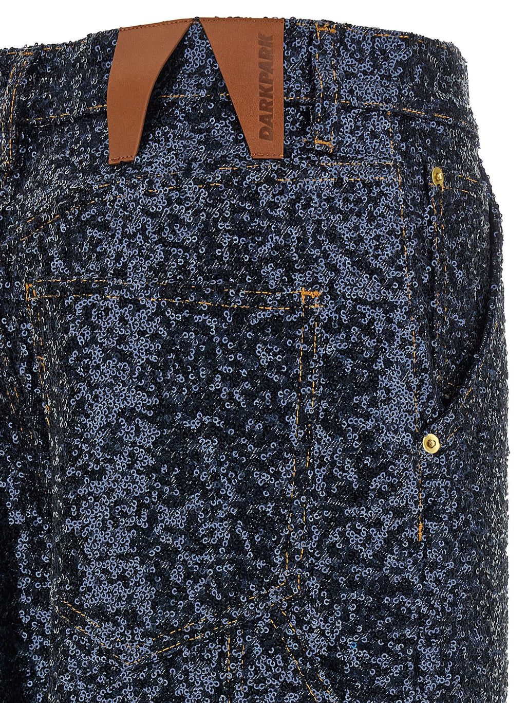 Darkpark Blue Cotton Jeans Denim