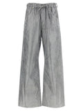 Darkpark Silver Cotton Jeans Denim