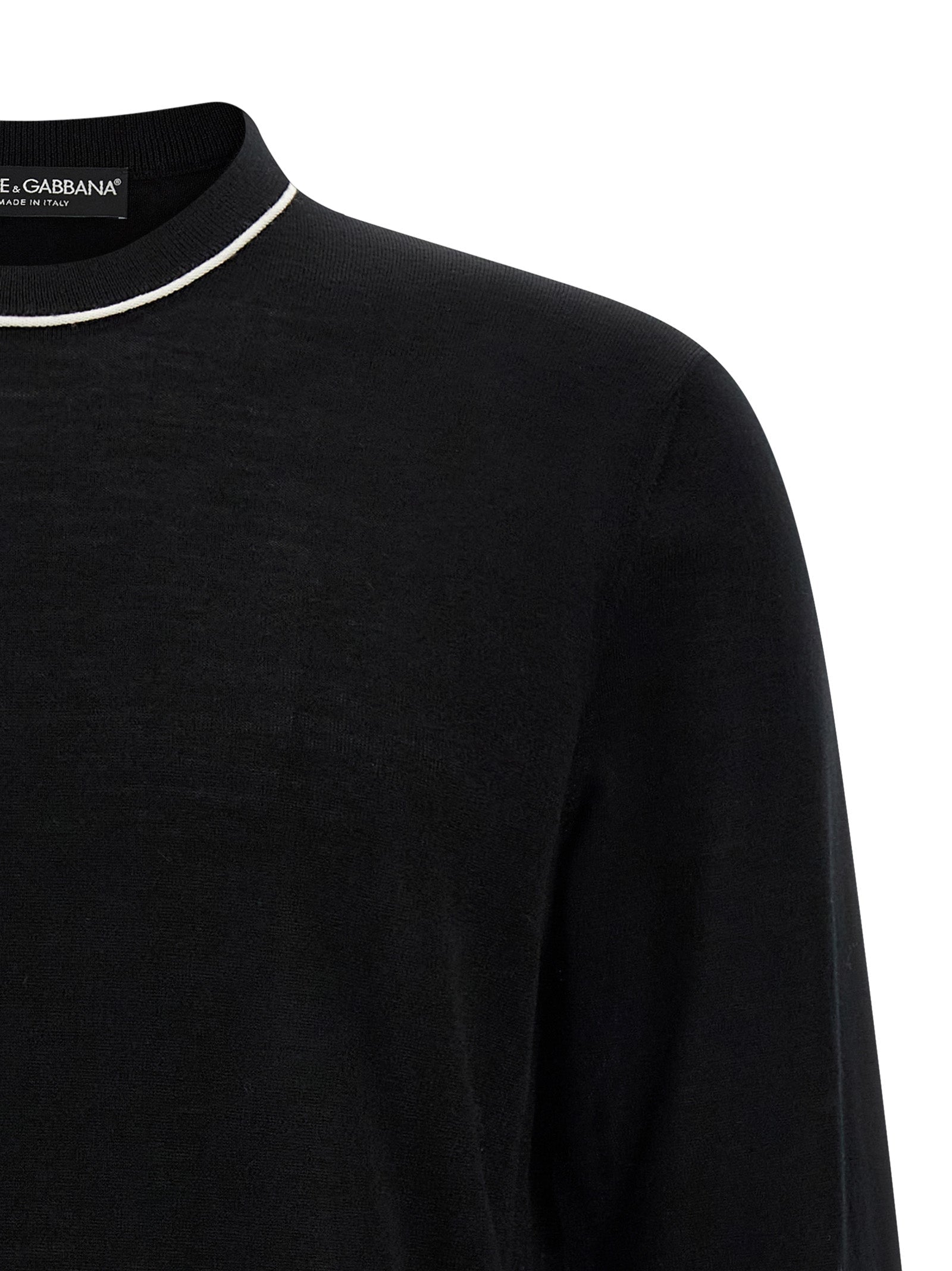 Dolce & Gabbana Black Marabou Cardigan