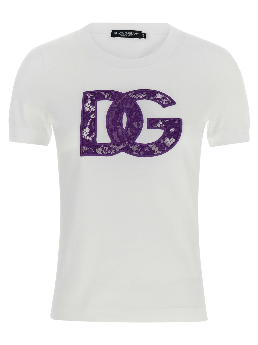 Dolce & Gabbana White Cotton T-Shirt