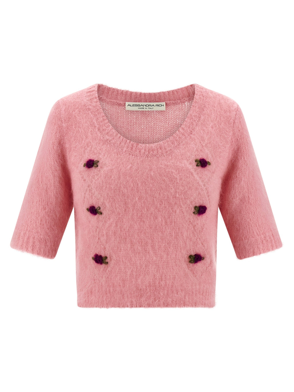 Alessandra Rich Multicolor Wool Cardigan