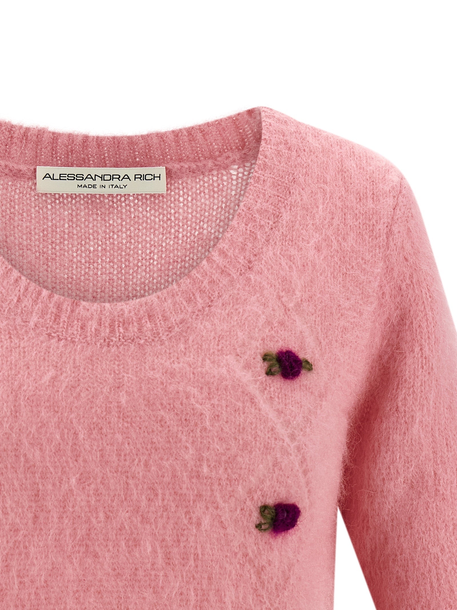 Alessandra Rich Multicolor Wool Cardigan