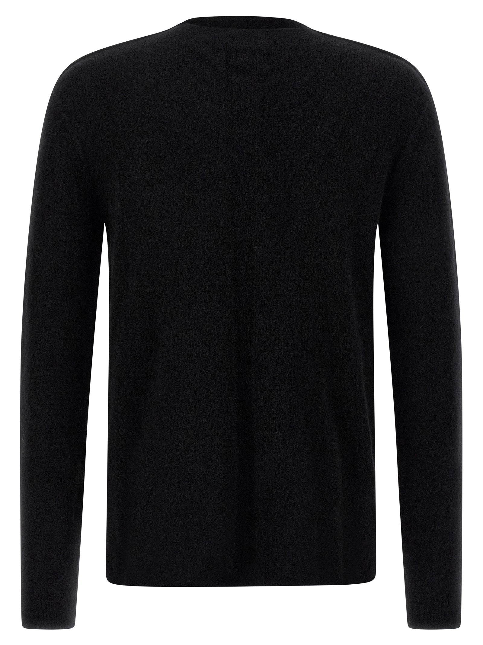 Rick Owens Black Wool Cardigan