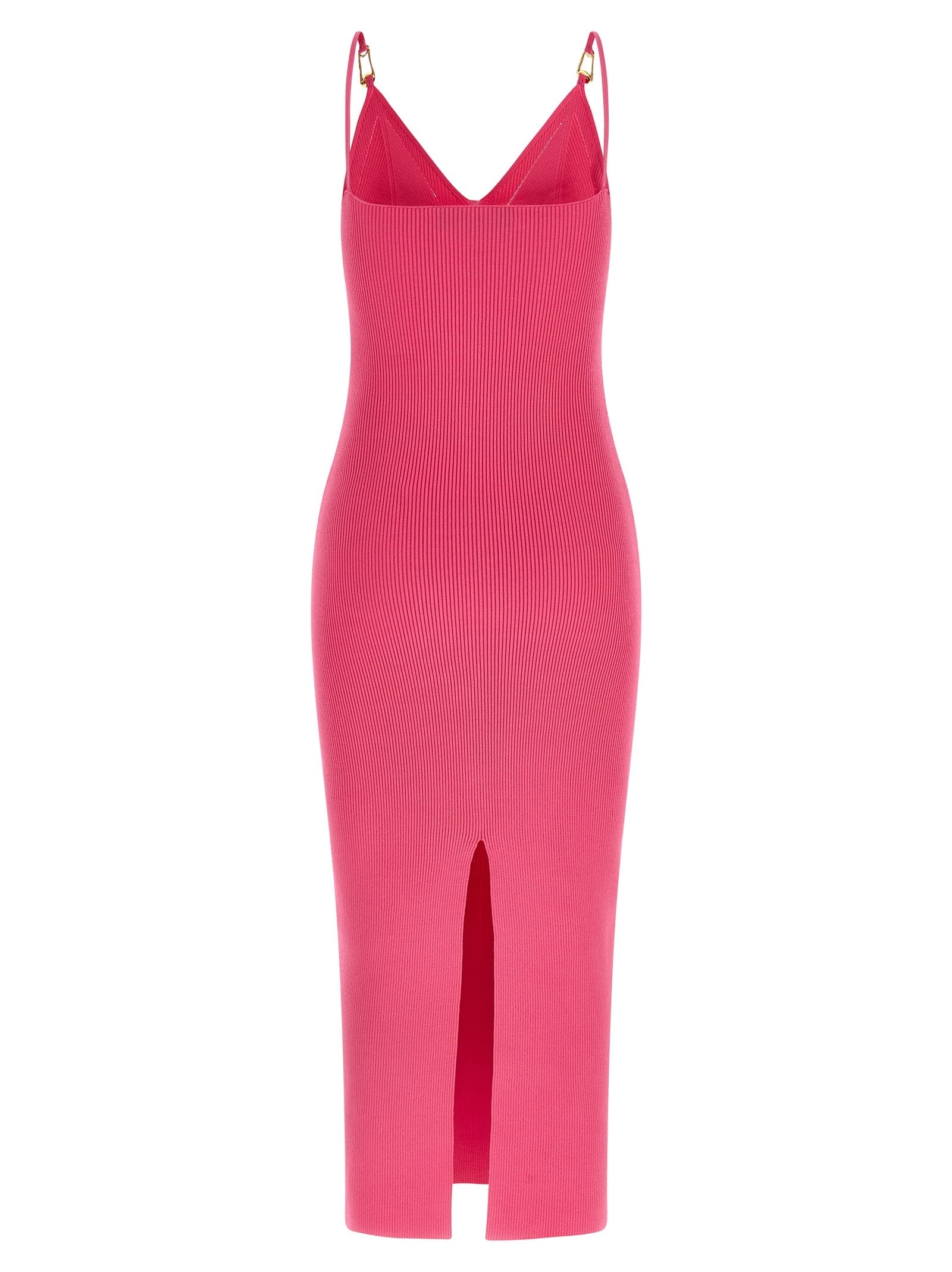 Versace Fuchsia Viscose Midi Dress
