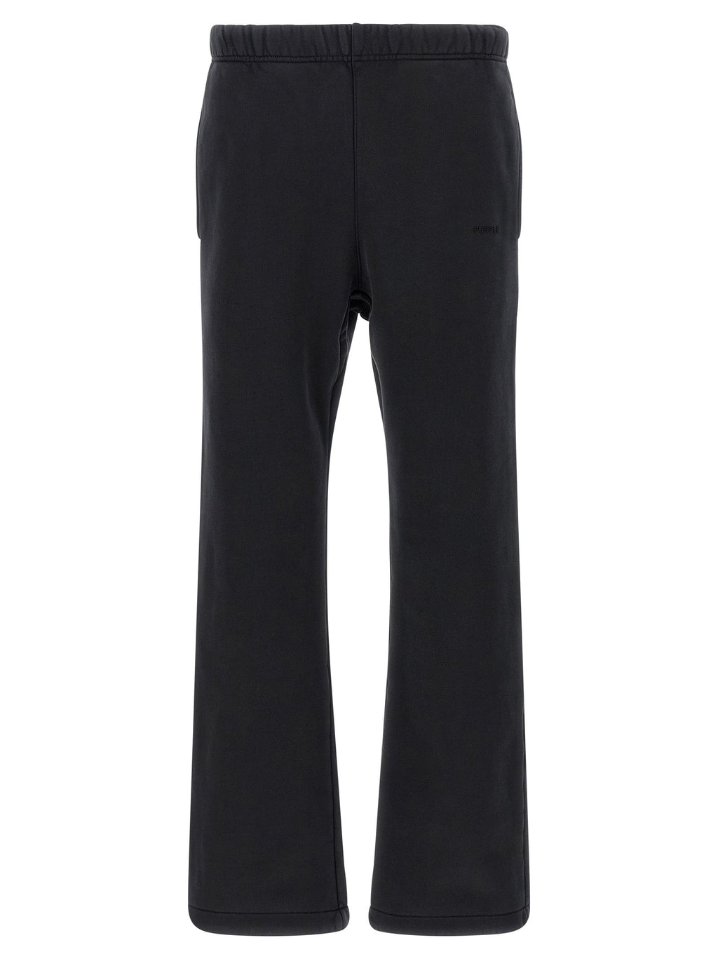 PURPLE Black Cotton Joggers (Workout Pants)