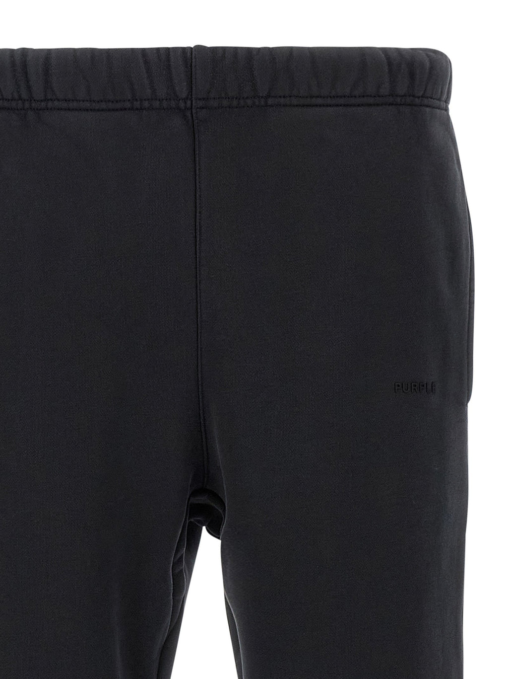 PURPLE Black Cotton Joggers (Workout Pants)