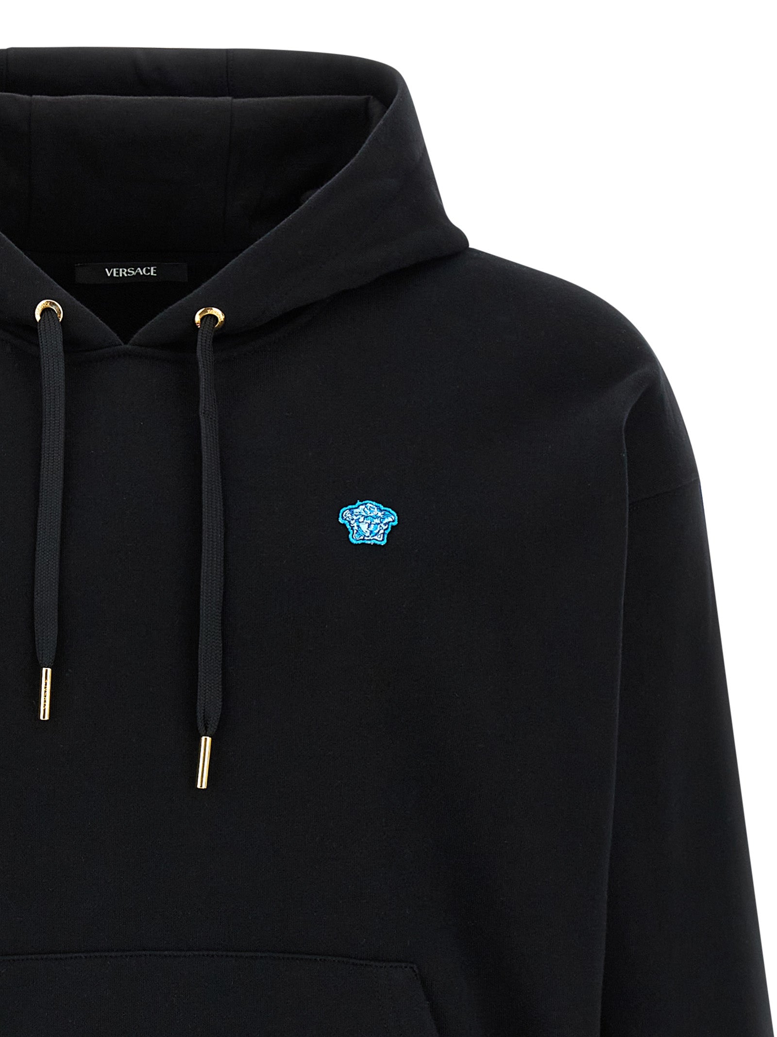 Versace Black Cotton Sweatshirt