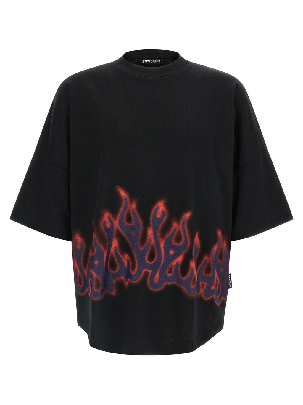 Palm Angels Black Cotton T-Shirt