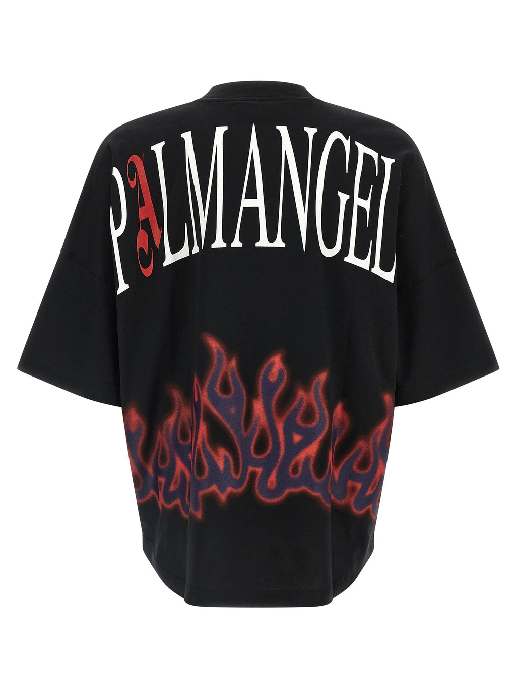 Palm Angels Black Cotton T-Shirt
